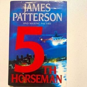 EUC James Patterson 5th Horseman Hard Cover Book